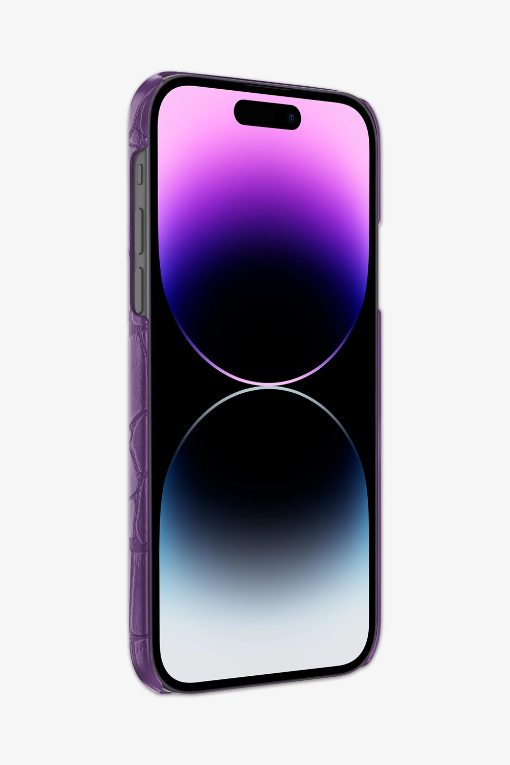 Purple Alligator Strap Case for iPhone 14 Series - Purple Alligator Strap Case for iPhone 14 Series - zollofrance