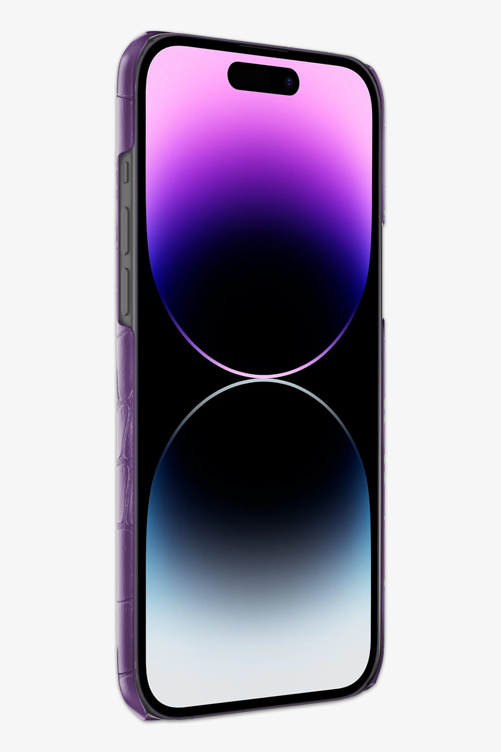 Purple Alligator Strap Case for iPhone 14 Series - Purple Alligator Strap Case for iPhone 14 Series - zollofrance