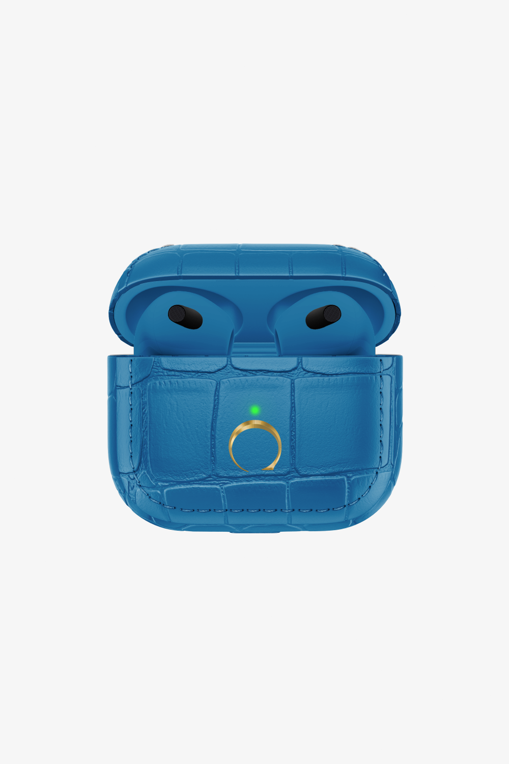 Airpods 3 Alligator - Gold / Blue Lagoon - zollofrance