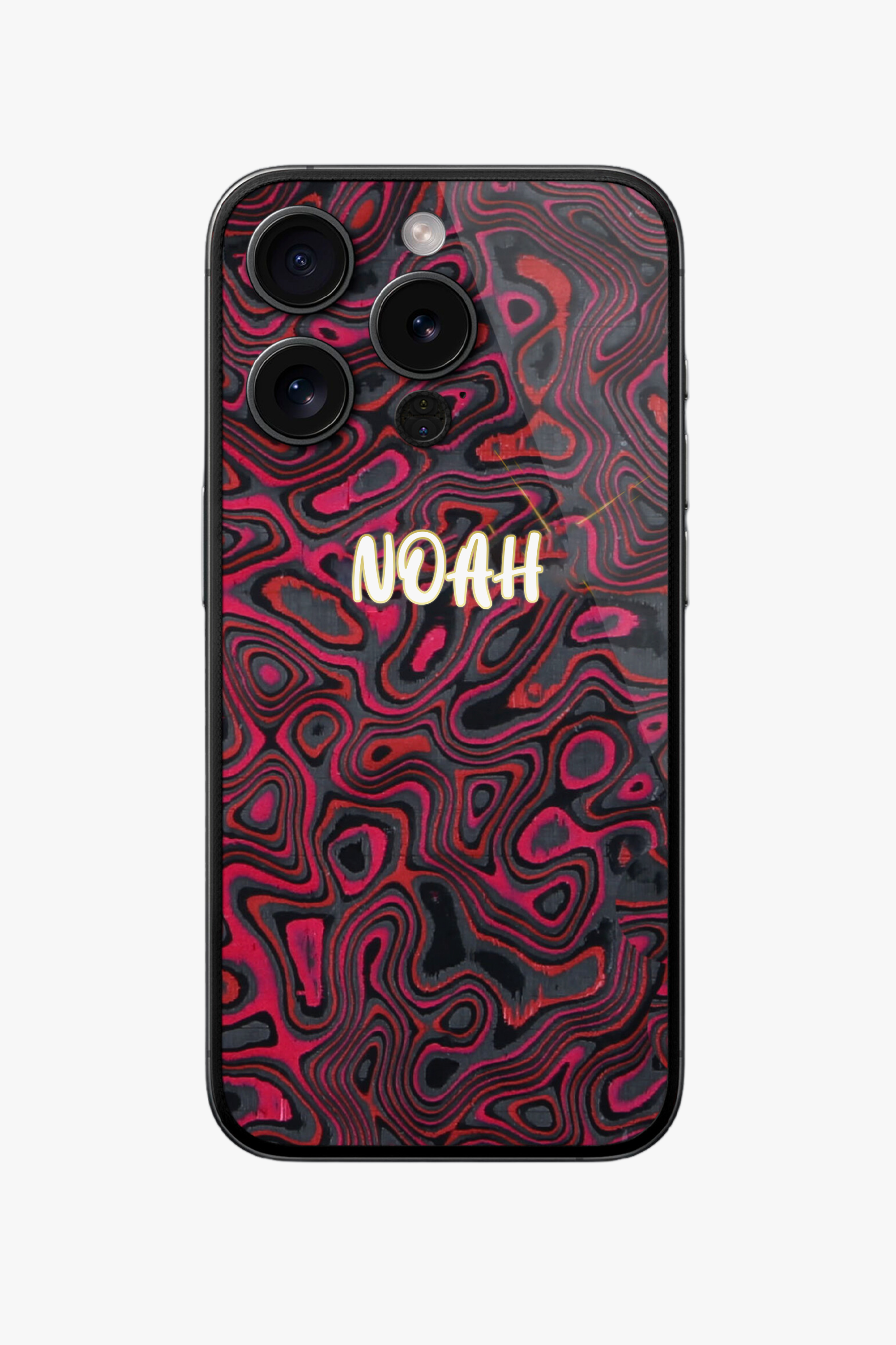 Scarlet Infinity Series Carbon Fiber iPhone 15 Pro - Scarlet Infinity Series Carbon Fiber iPhone 15 Pro - zollofrance