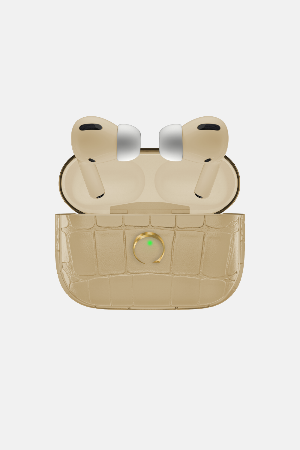 Alligator Airpods Pro 2nd Generation - Gold / Vanilla - zollofrance
