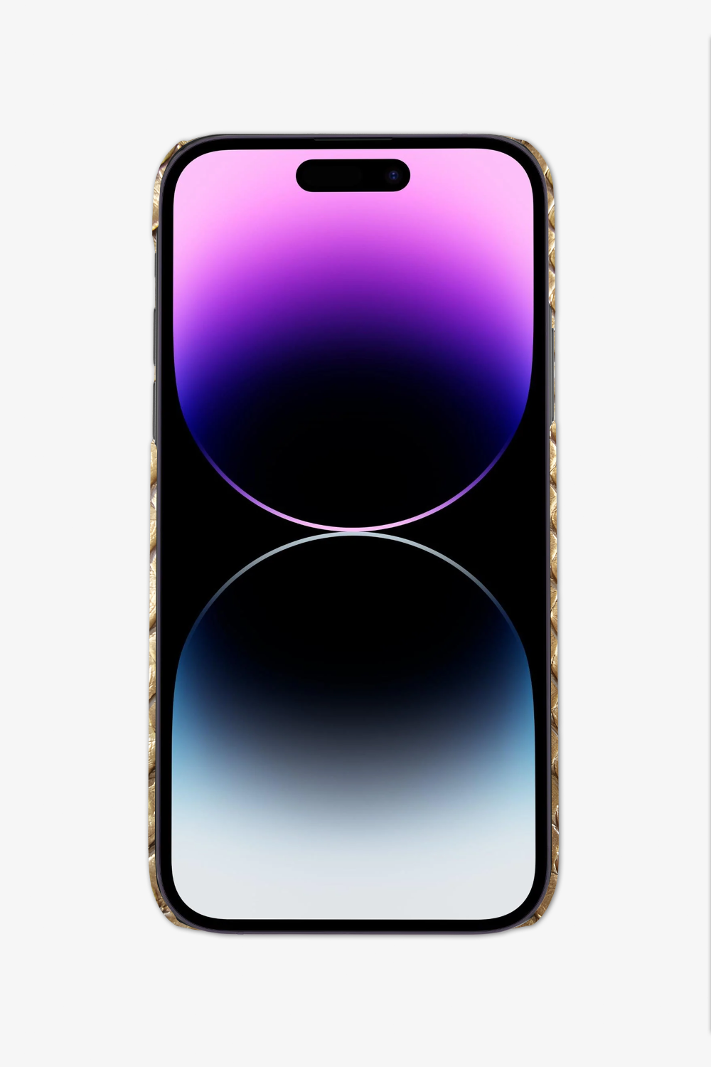 Gold Python Strap Case for iPhone 14 Series - Gold Python Strap Case for iPhone 14 Series - zollofrance