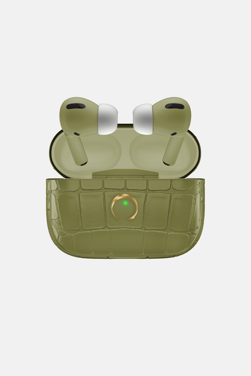 Alligator Airpods Pro 2nd Generation - Gold / khaki - zollofrance