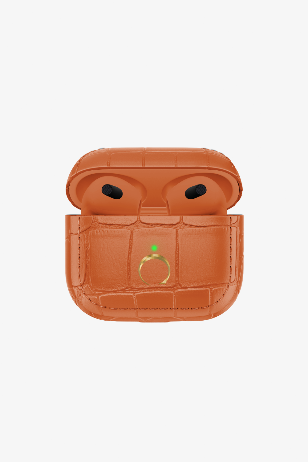 Airpods 3 Alligator - Gold / Orange - zollofrance