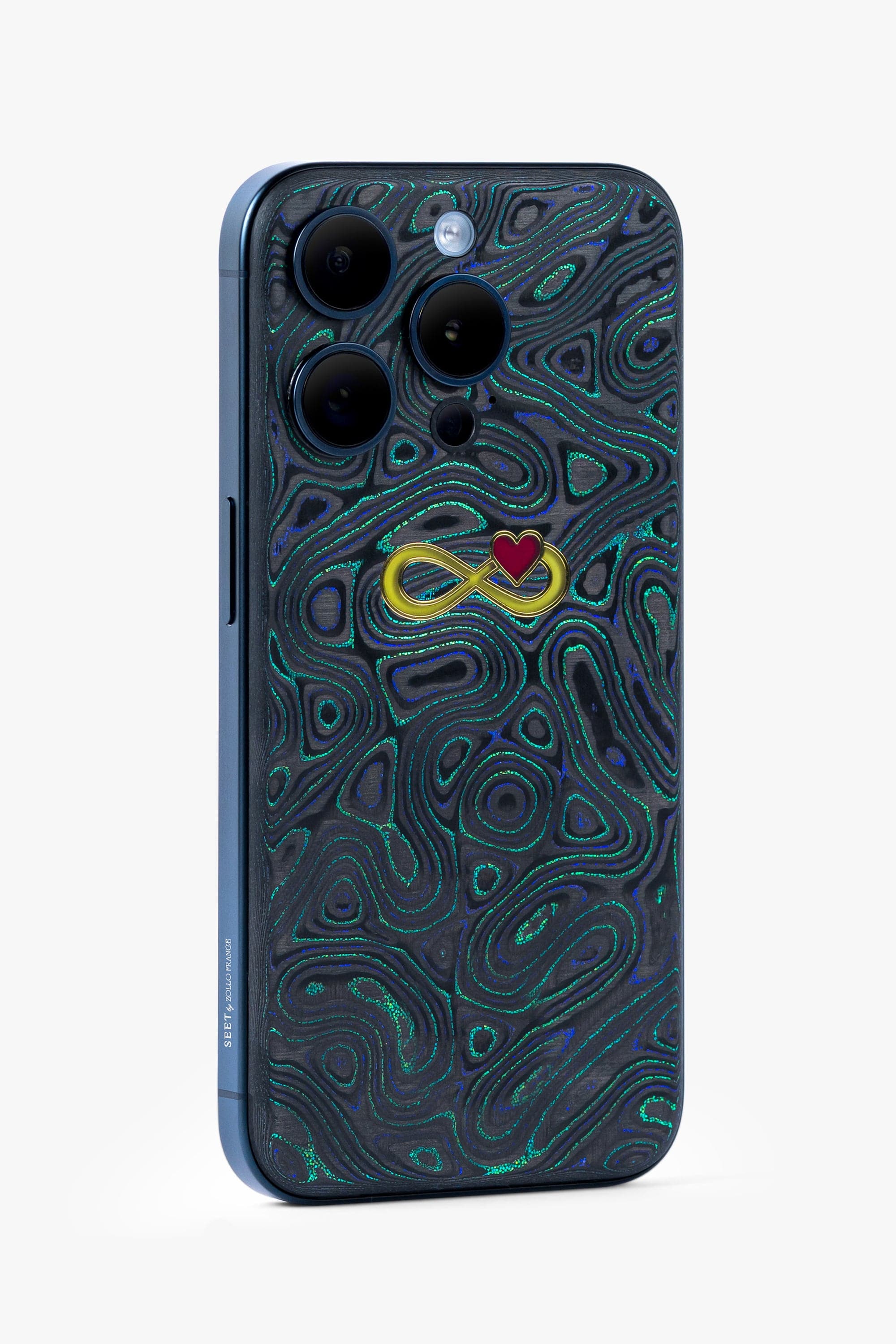 Malachite Infinity Carbon Fiber iPhone 15 Pro Max - Malachite Infinity Carbon Fiber iPhone 15 Pro Max - zollofrance