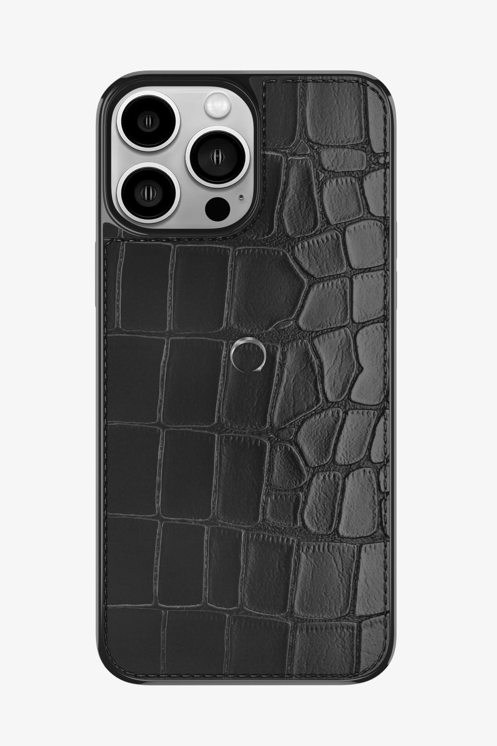 Alligator Sports Case for iPhone 15 Pro Max - Stainless Steel / Black - zollofrance