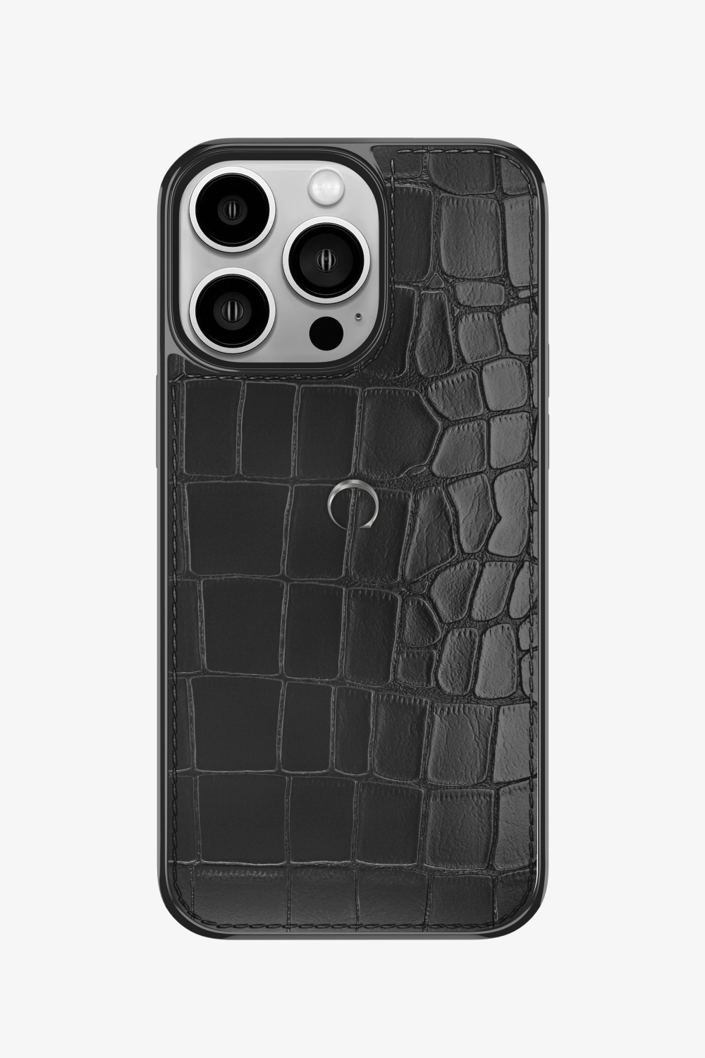 Alligator Sports Case for iPhone 15 Pro - Stainless Steel / Black - zollofrance