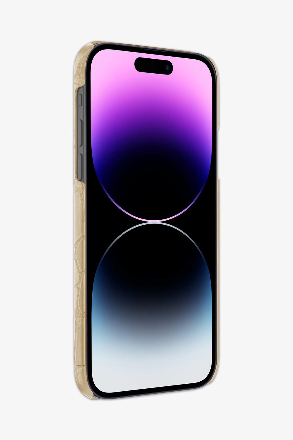 Vanilla Alligator Case for iPhone 14 Pro Max - Vanilla Alligator Case for iPhone 14 Pro Max - zollofrance