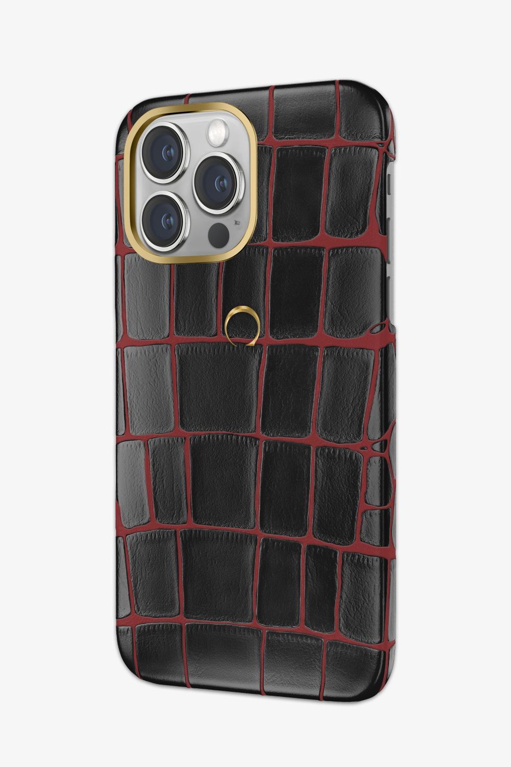Dual Tone Exotic Alligator Case for iPhone 15 Pro - Dual Tone Exotic Alligator Case for iPhone 15 Pro - zollofrance