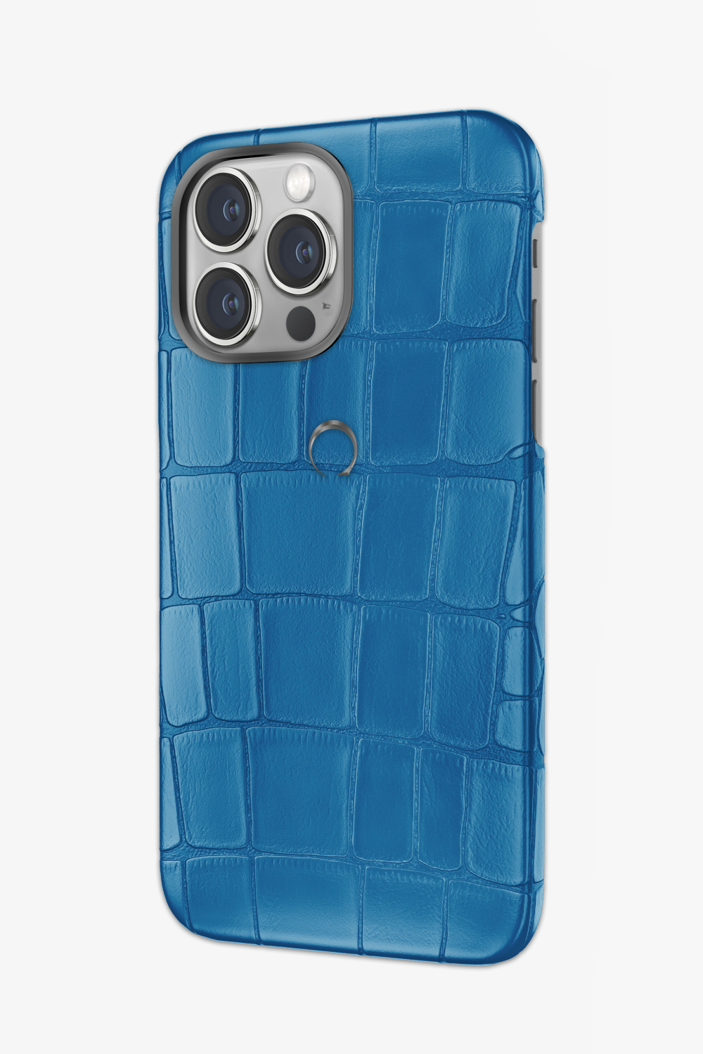 Blue Lagoon Alligator Case for iPhone 15 Pro - Blue Lagoon Alligator Case for iPhone 15 Pro - zollofrance