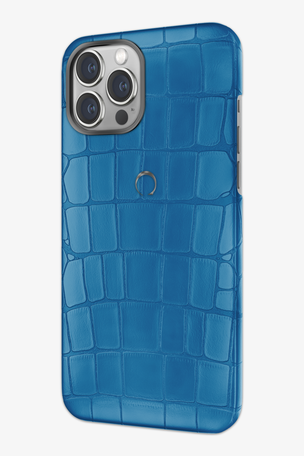 Blue lagoon Alligator Case for iPhone 14 Pro Max - Blue lagoon Alligator Case for iPhone 14 Pro Max - zollofrance
