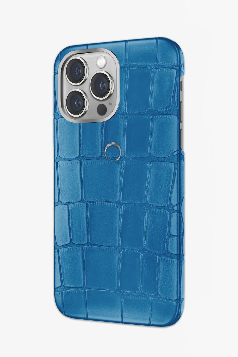 Blue Lagoon Alligator Case for iPhone 15 Pro - Blue Lagoon Alligator Case for iPhone 15 Pro - zollofrance