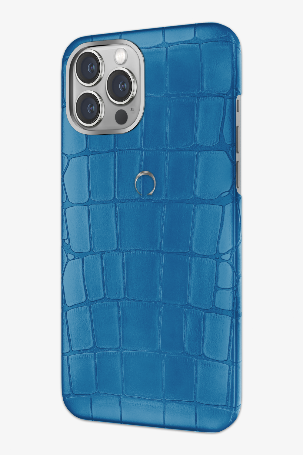 Blue lagoon Alligator Case for iPhone 15 Pro Max - Blue lagoon Alligator Case for iPhone 15 Pro Max - zollofrance