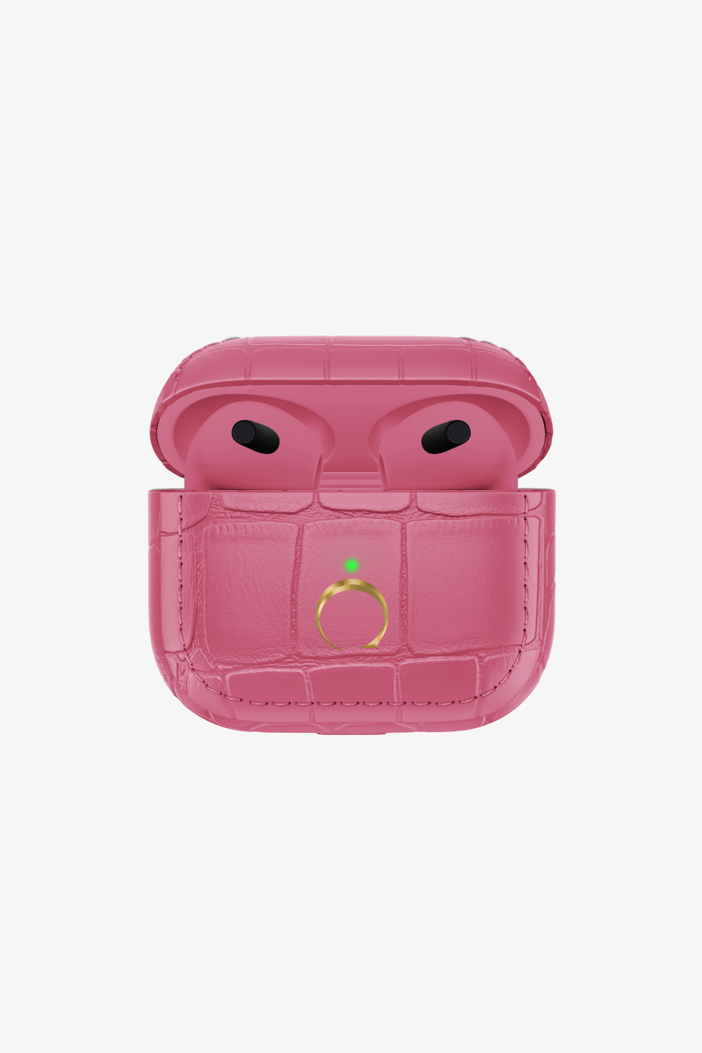 Airpods 3 Alligator - Gold / Pink - zollofrance