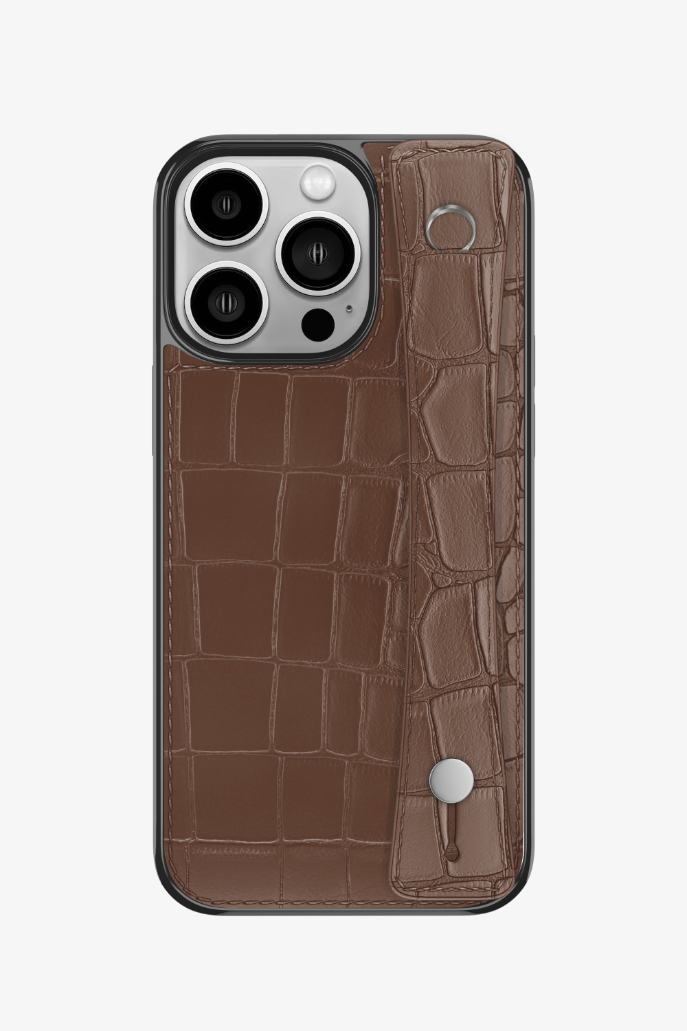 Alligator Sports Strap Case for iPhone 15 Pro - Cocoa / Cocoa - zollofrance
