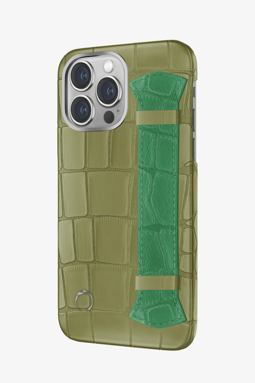 Majestic Alligator Strap Case for iPhone 15 Pro - Majestic Alligator Strap Case for iPhone 15 Pro - zollofrance