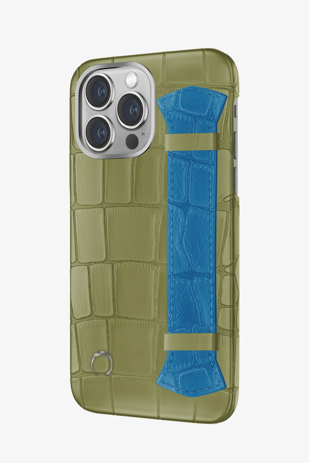 Majestic Alligator Strap Case for iPhone 15 Pro - Majestic Alligator Strap Case for iPhone 15 Pro - zollofrance