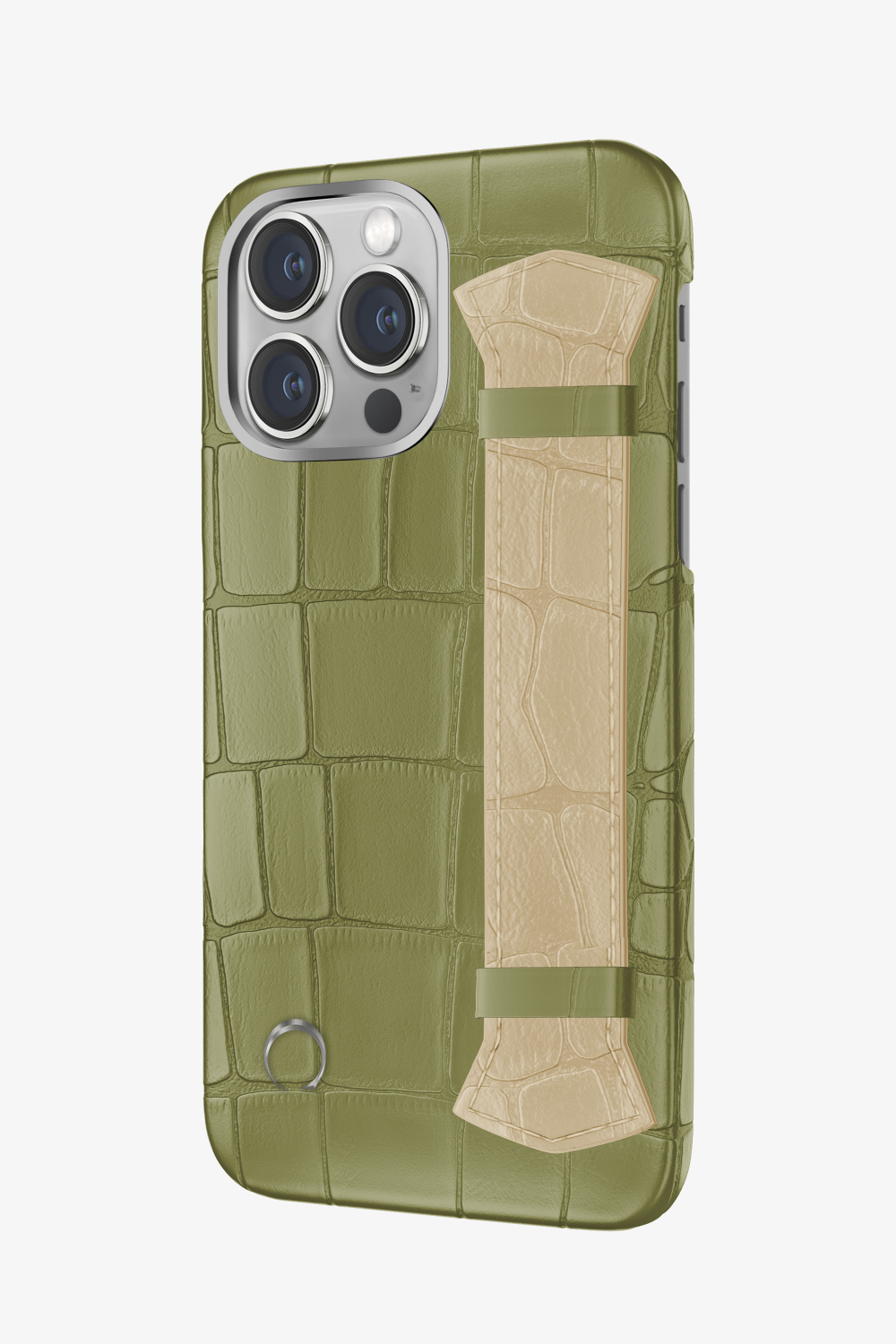 Majestic Alligator Strap Case for iPhone 15 Pro - Majestic Alligator Strap Case for iPhone 15 Pro - zollofrance