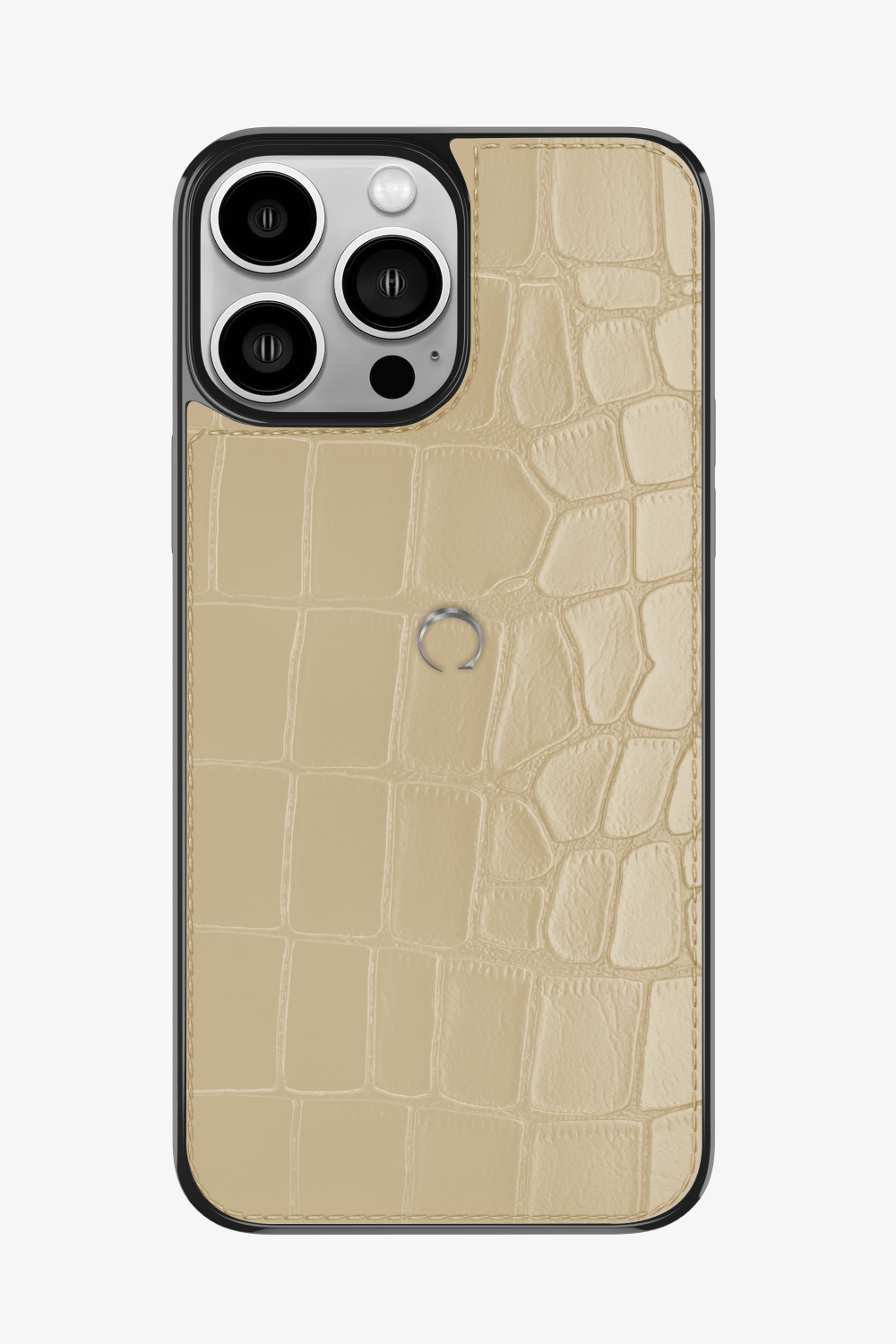 Alligator Sports Case for iPhone 14 Pro Max - Stainless Steel / Vanilla - zollofrance