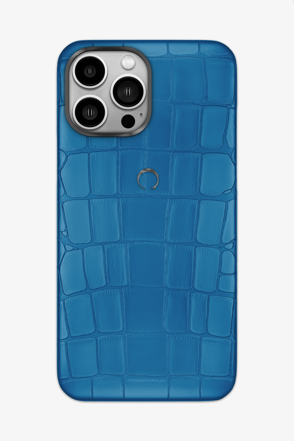 Blue lagoon Alligator Case for iPhone 16 Pro Max - Blue lagoon Alligator Case for iPhone 16 Pro Max - zollofrance