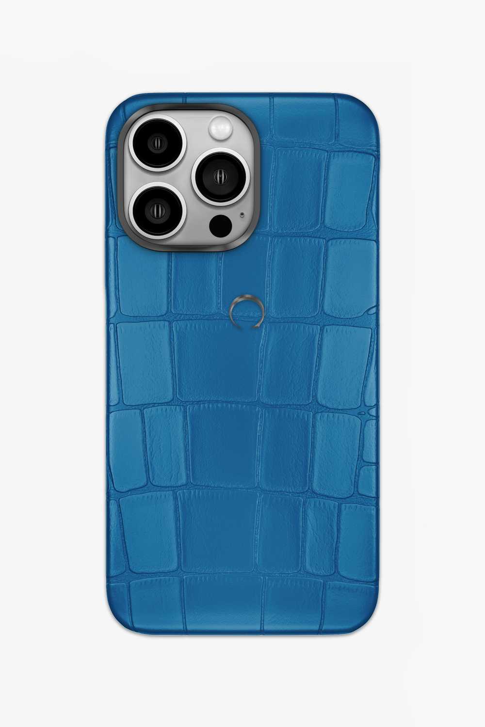 Blue Lagoon Alligator Case for iPhone 16 Pro - Blue Lagoon Alligator Case for iPhone 16 Pro - zollofrance