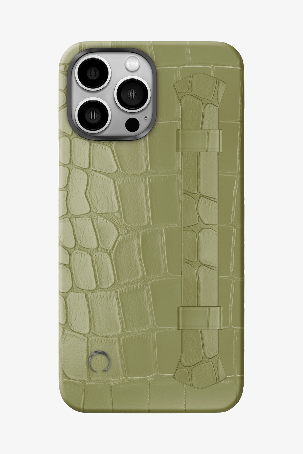 Khaki Alligator Double Headed Strap Case for iPhone 16 Pro Max - Khaki Alligator Double Headed Strap Case for iPhone 16 Pro Max - zollofrance