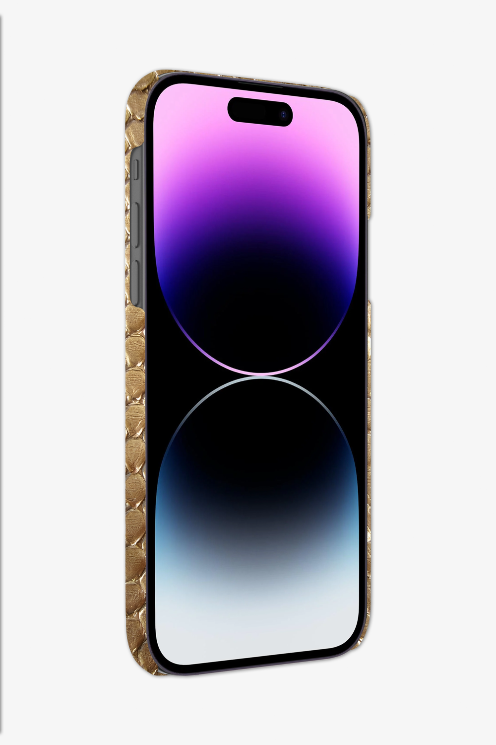 Gold Python Strap Case for iPhone 15 Series - Gold Python Strap Case for iPhone 15 Series - zollofrance