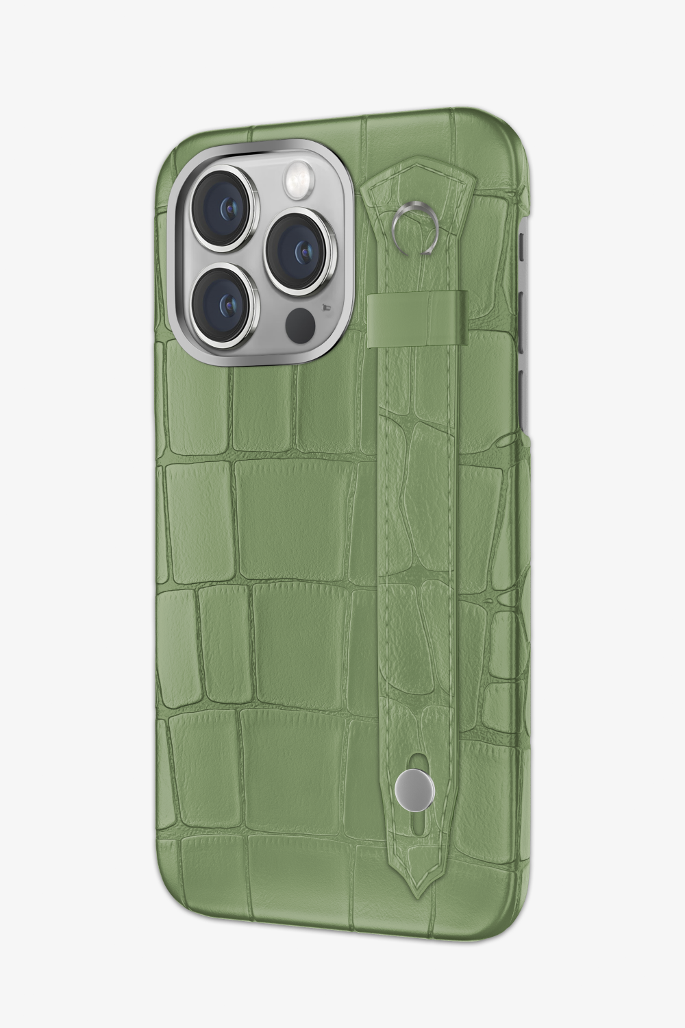 Vert Citron Alligator Strap Case for iPhone 16 Series - Vert Citron Alligator Strap Case for iPhone 16 Series - zollofrance