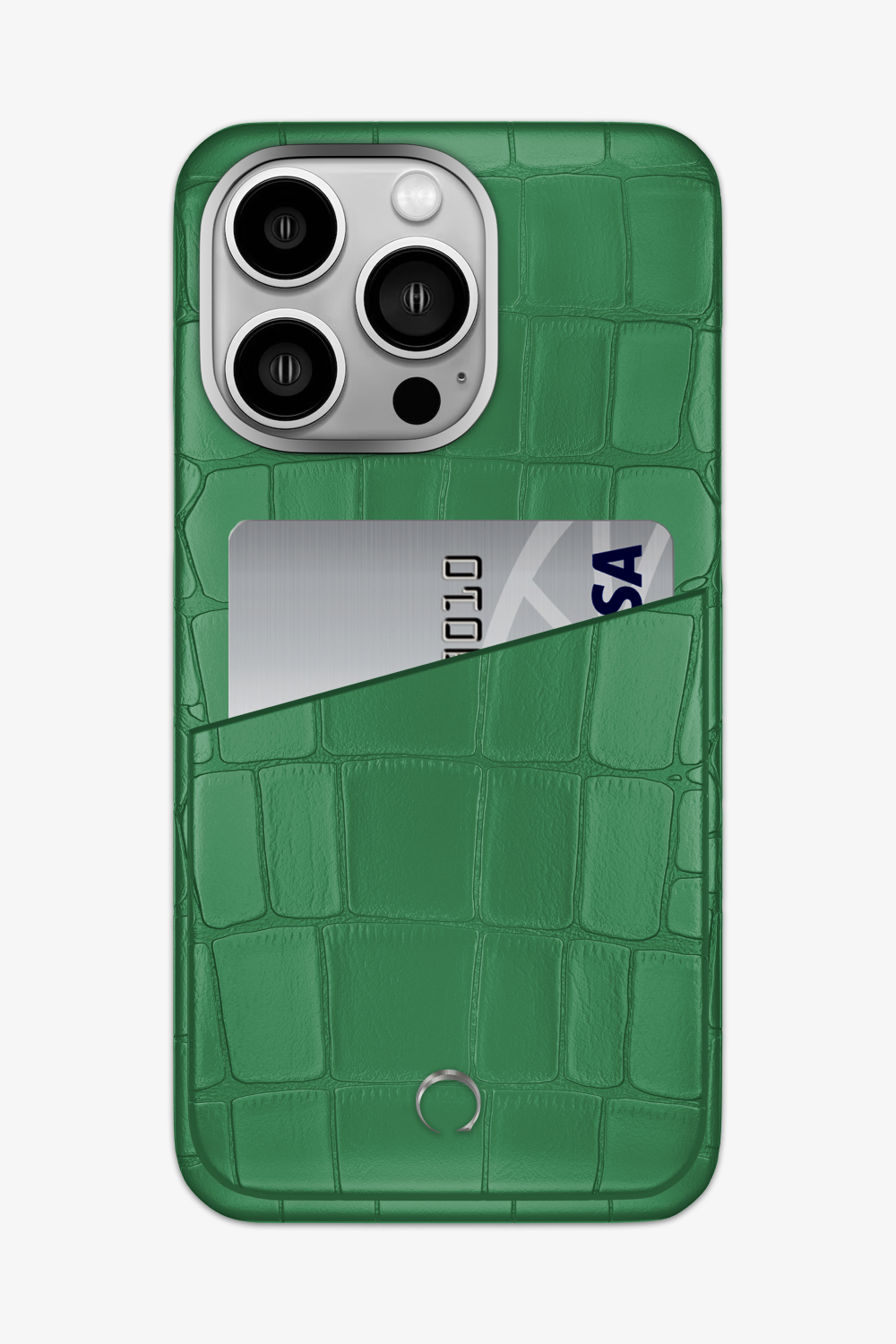 Alligator Pocket Case for iPhone 16 Pro Max - Green Emerald / Green Emerald - zollofrance