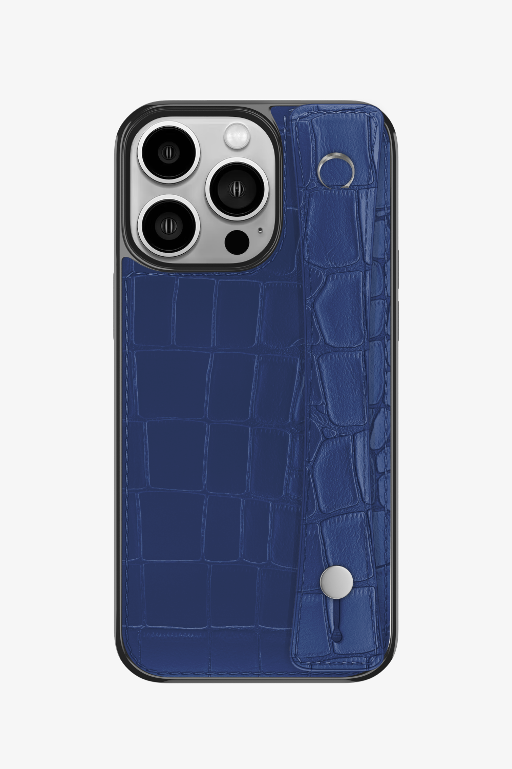 Alligator Sports Strap Case for iPhone 16 Pro - Navy Blue / Navy Blue - zollofrance