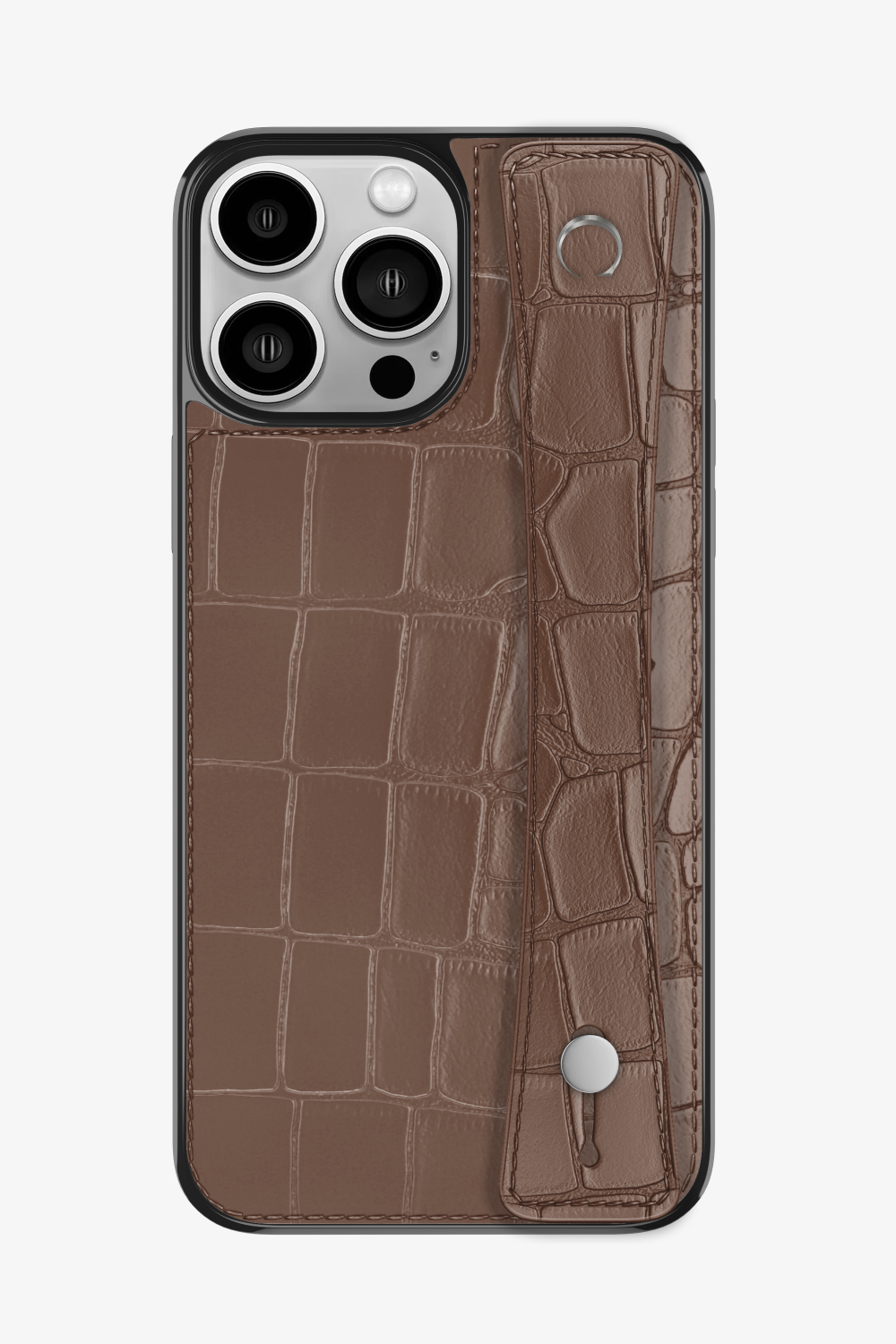 Alligator Sports Strap Case for iPhone 16 Pro Max - Cocoa / Cocoa - zollofrance