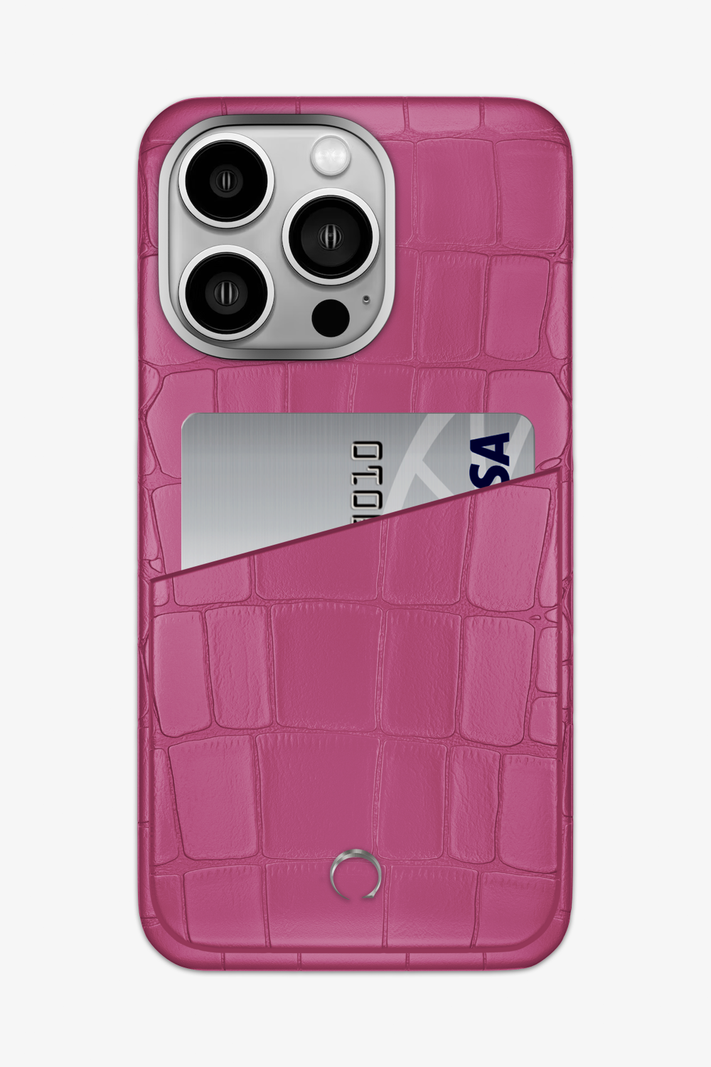 Alligator Pocket Case for iPhone 16 Pro Max - Pink Fuchsia / Pink Fuchsia - zollofrance