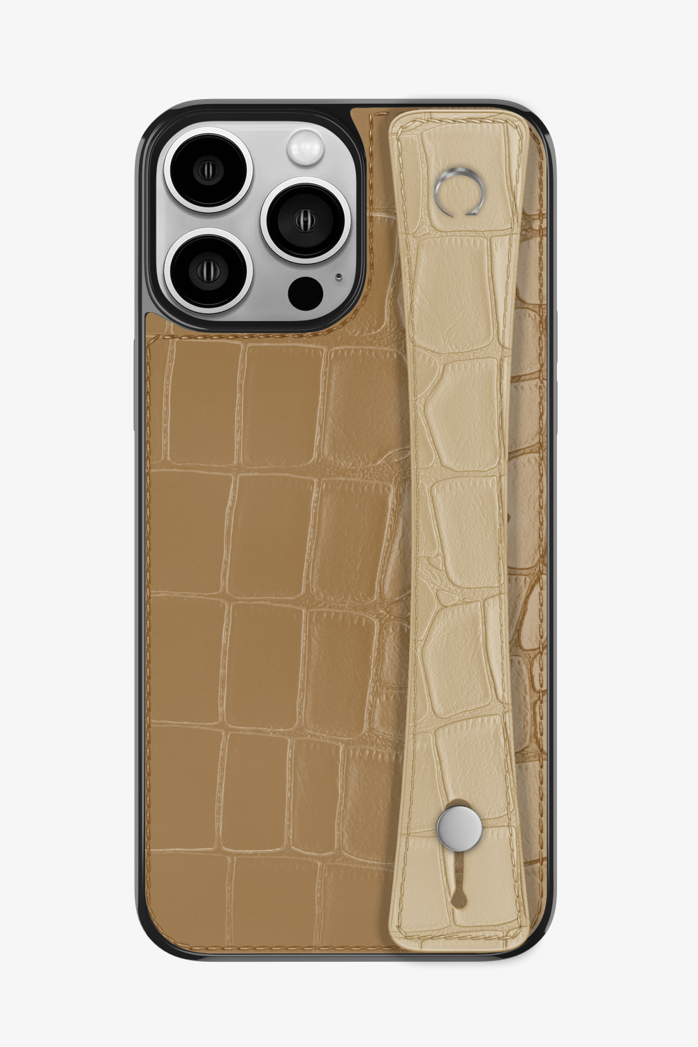 Alligator Sports Strap Case for iPhone 16 Pro Max - Latte / Vanilla - zollofrance