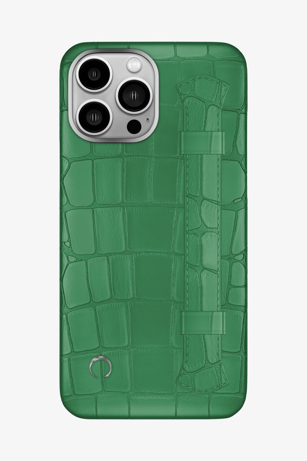 Double Headed Alligator Strap Case for iPhone 16 Pro Max - Green Emerald / Green Emerald - zollofrance