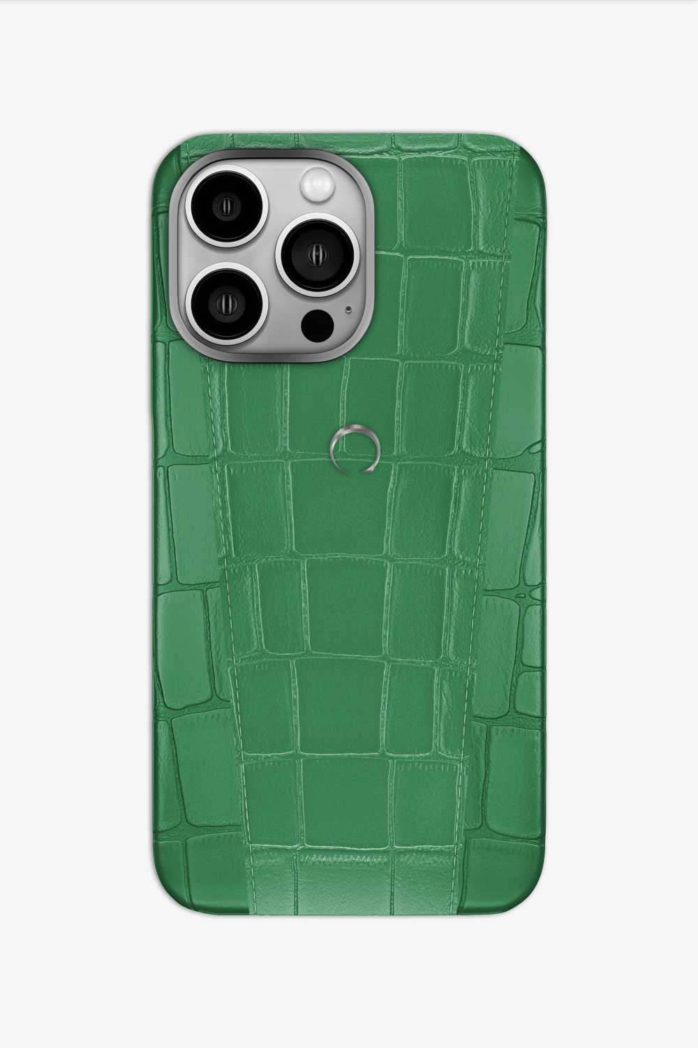 Two-tone Alligator Case for iPhone 16 Pro - Green Emerald / Green Emerald - zollofrance