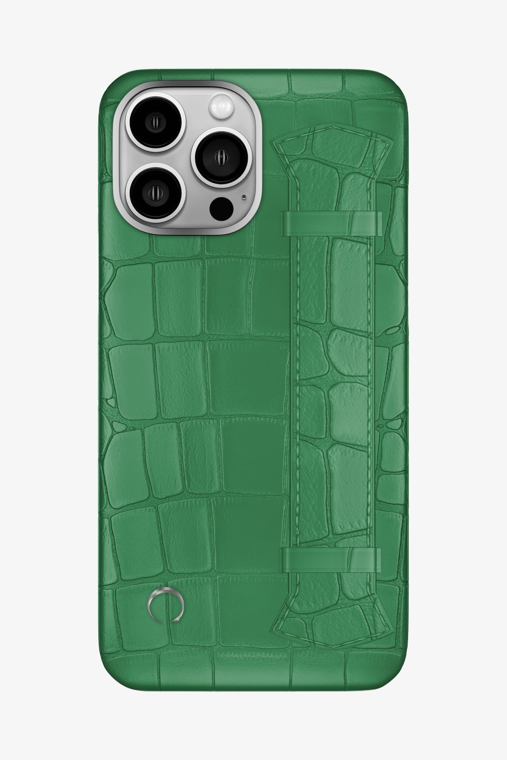 Majestic Alligator Strap Case for iPhone 16 Pro Max - Green Emerald / Green Emerald - zollofrance