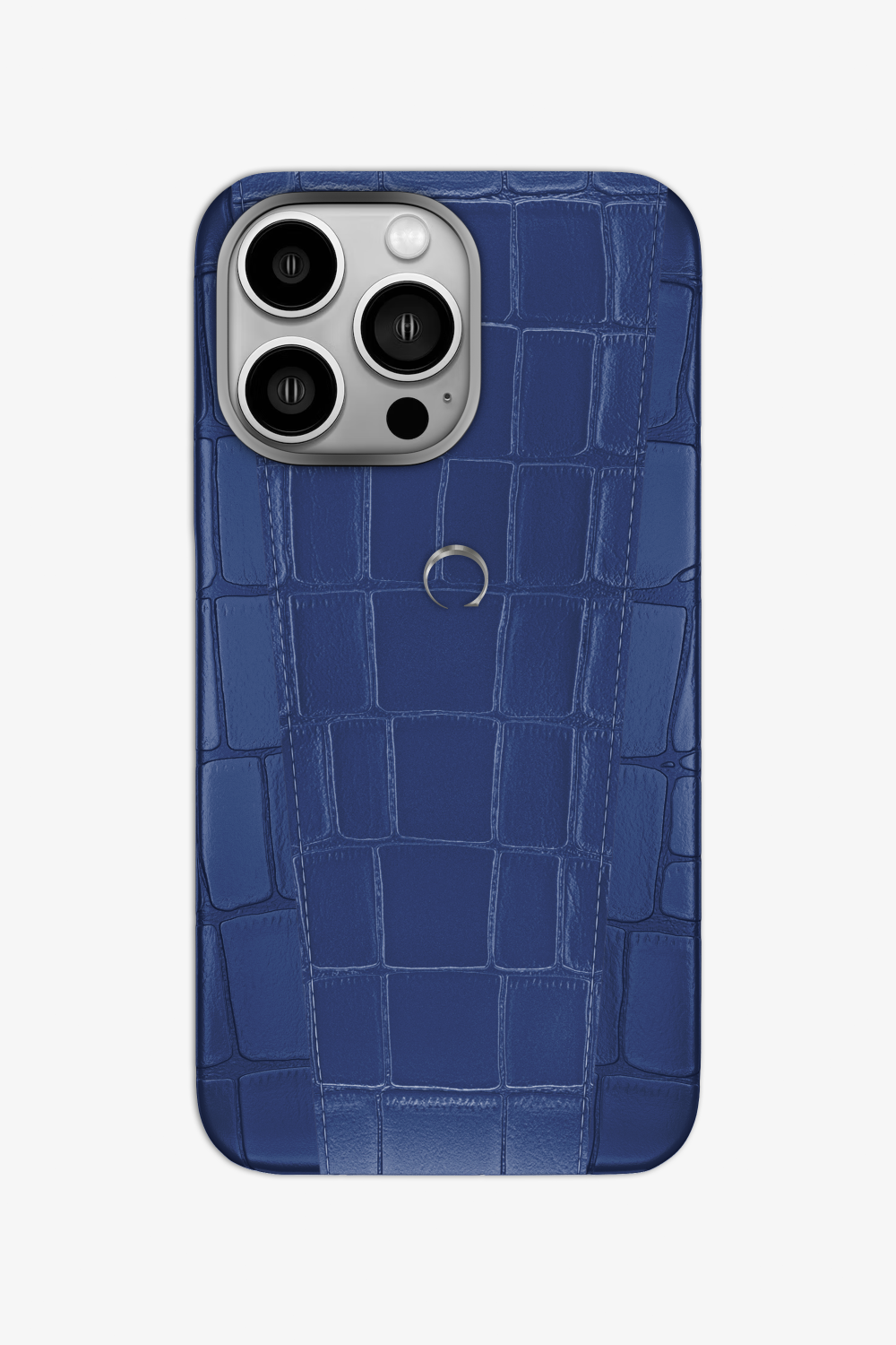 Two-tone Alligator Case for iPhone 16 Pro - Navy Blue / Navy Blue - zollofrance