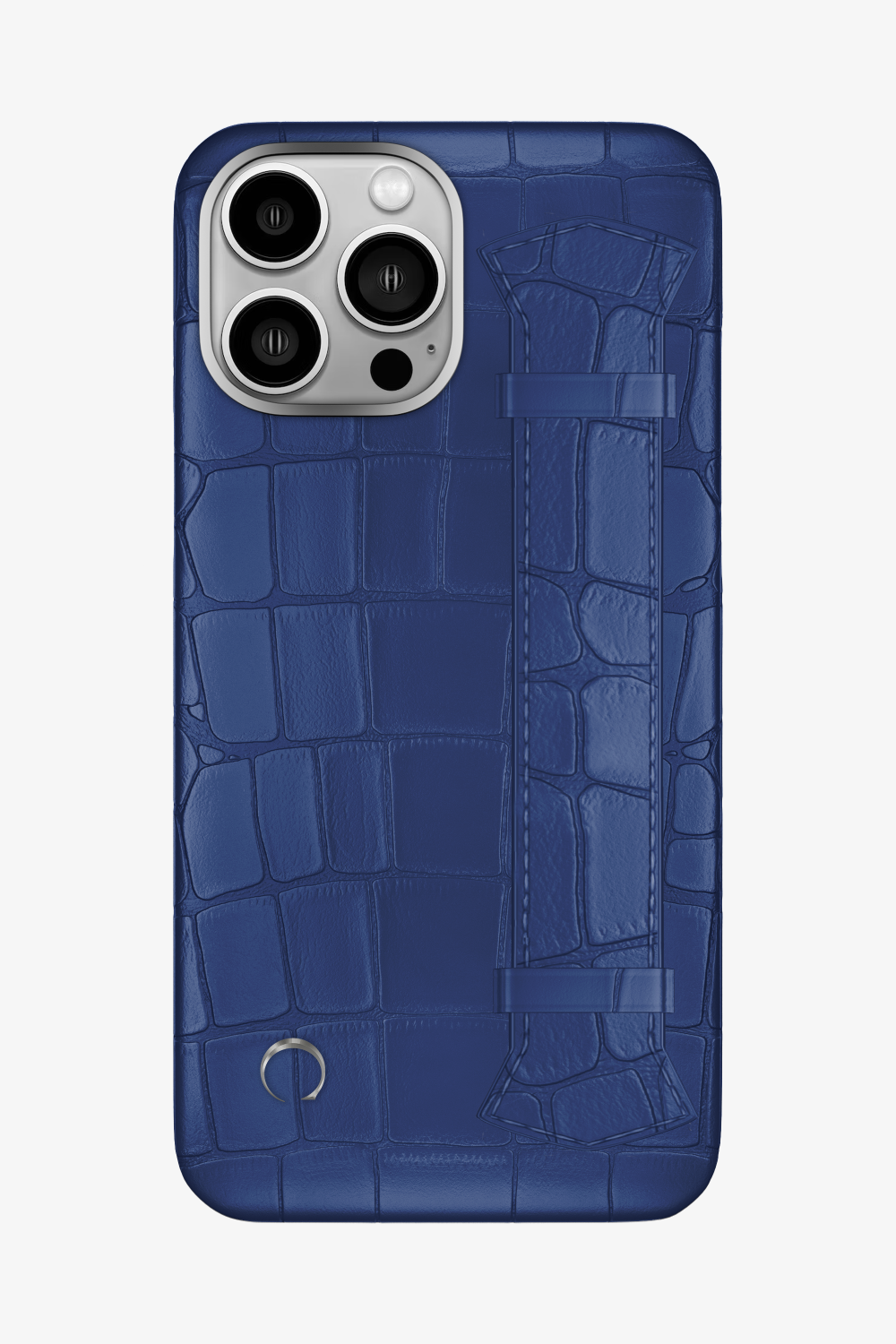 Majestic Alligator Strap Case for iPhone 16 Pro Max - Navy Blue / Navy Blue - zollofrance