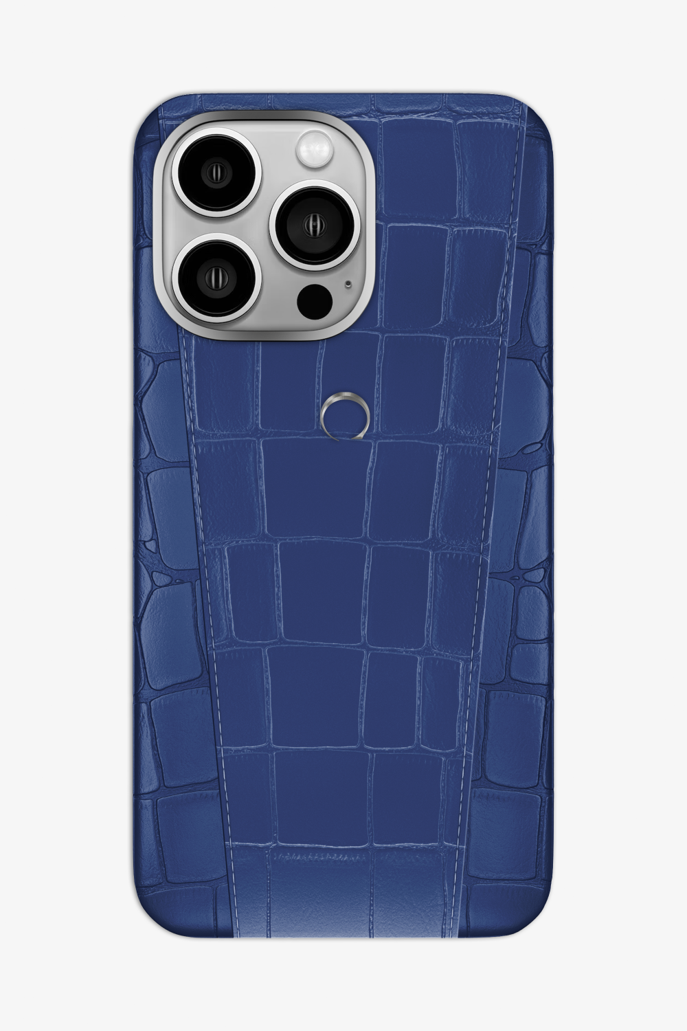 Two-tone Alligator Case for iPhone 16 Pro Max - Navy Blue / Navy Blue - zollofrance