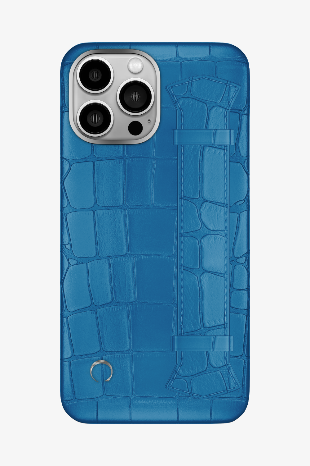 Majestic Alligator Strap Case for iPhone 16 Pro Max - Blue Lagoon / Blue Lagoon - zollofrance