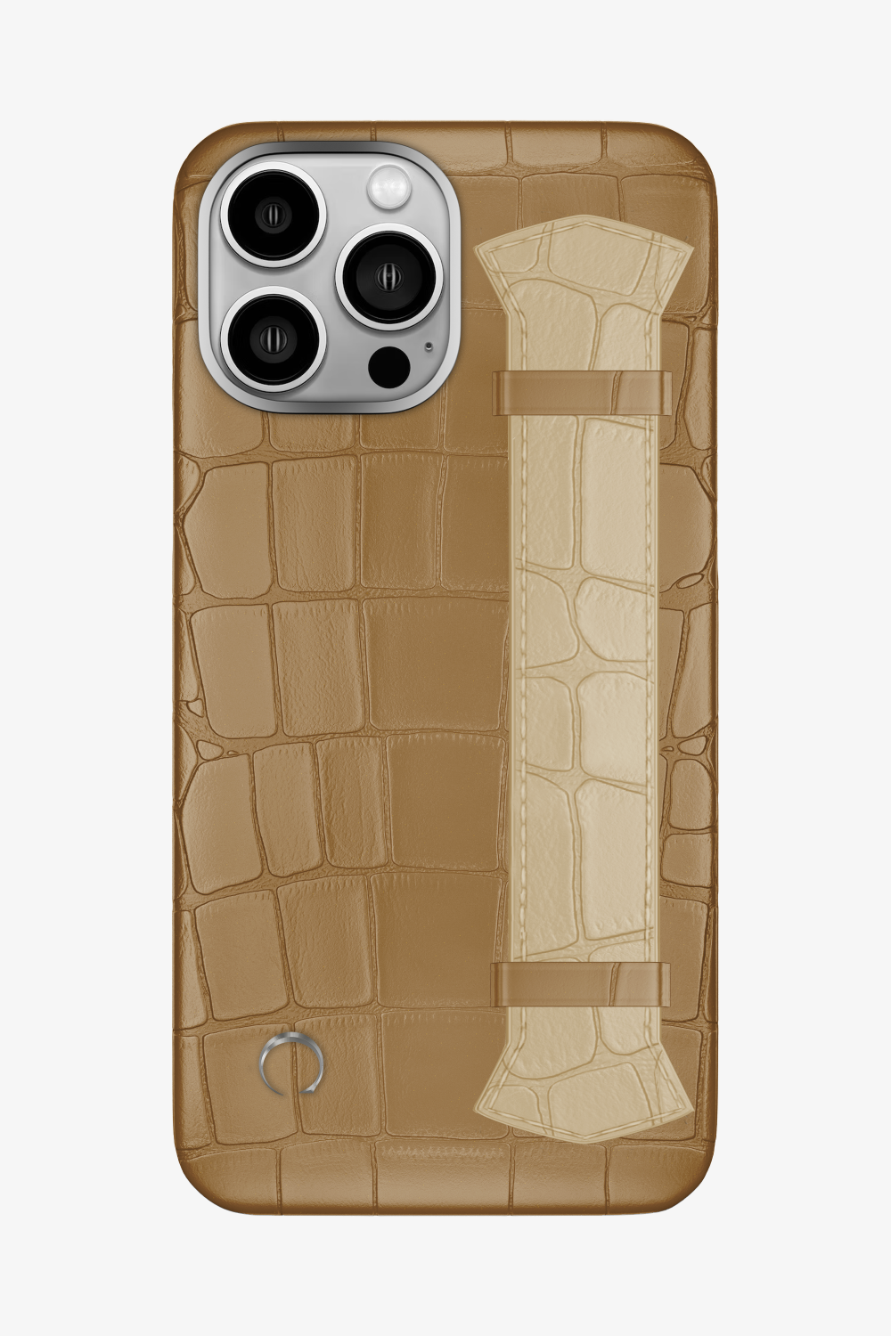 Majestic Alligator Strap Case for iPhone 16 Pro Max - Latte / Vanilla - zollofrance