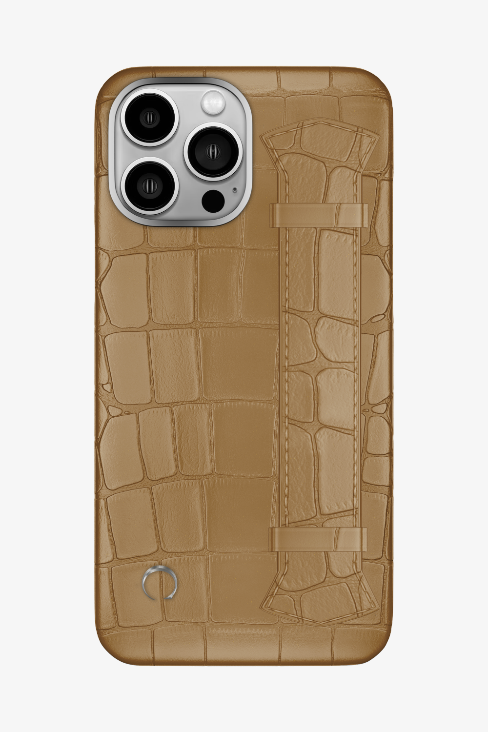 Majestic Alligator Strap Case for iPhone 16 Pro Max - Latte / Latte - zollofrance