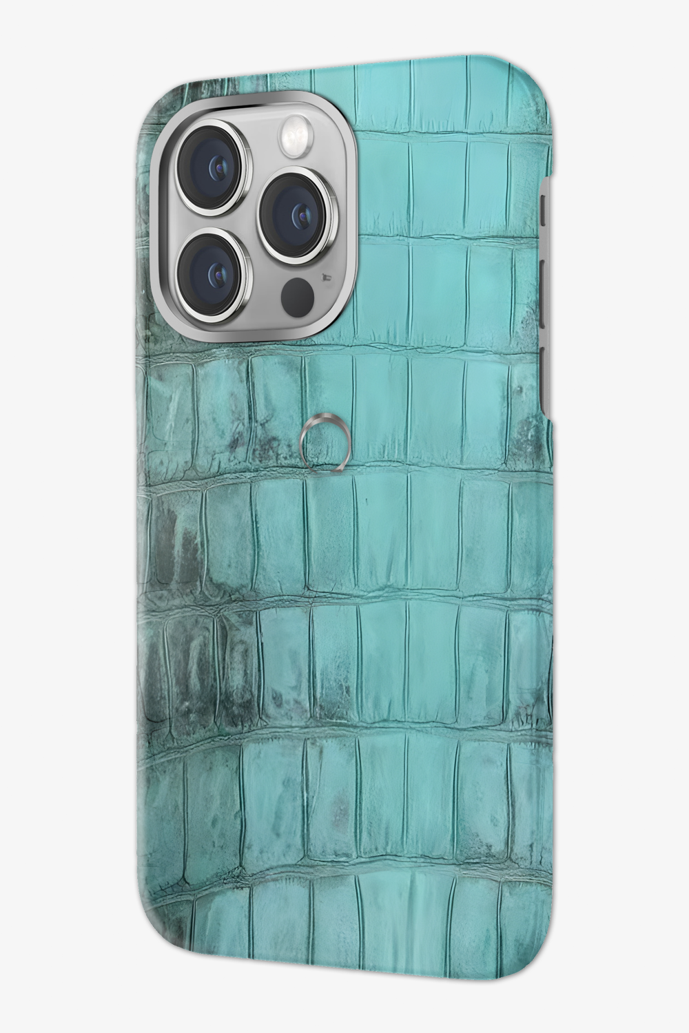 Turquoise Himalayan Alligator Case for iPhone 16 Pro Max - Turquoise Himalayan Alligator Case for iPhone 16 Pro Max - zollofrance