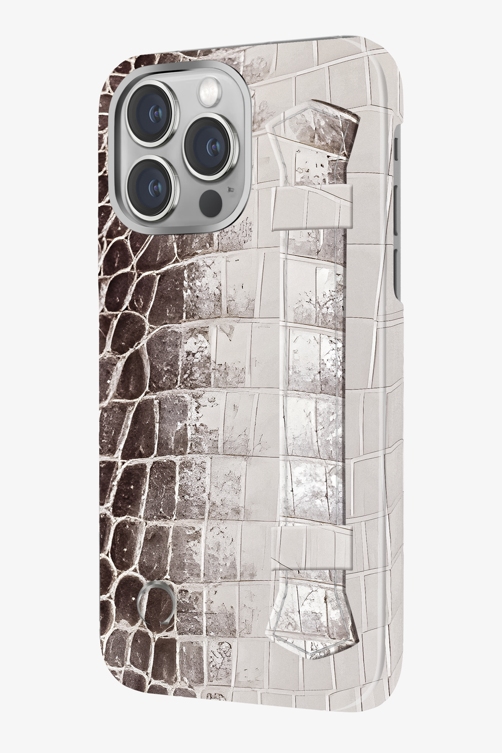 Himalayan Alligator Double Headed Strap Case for iPhone 16 Series - Himalayan Alligator Double Headed Strap Case for iPhone 16 Series - zollofrance