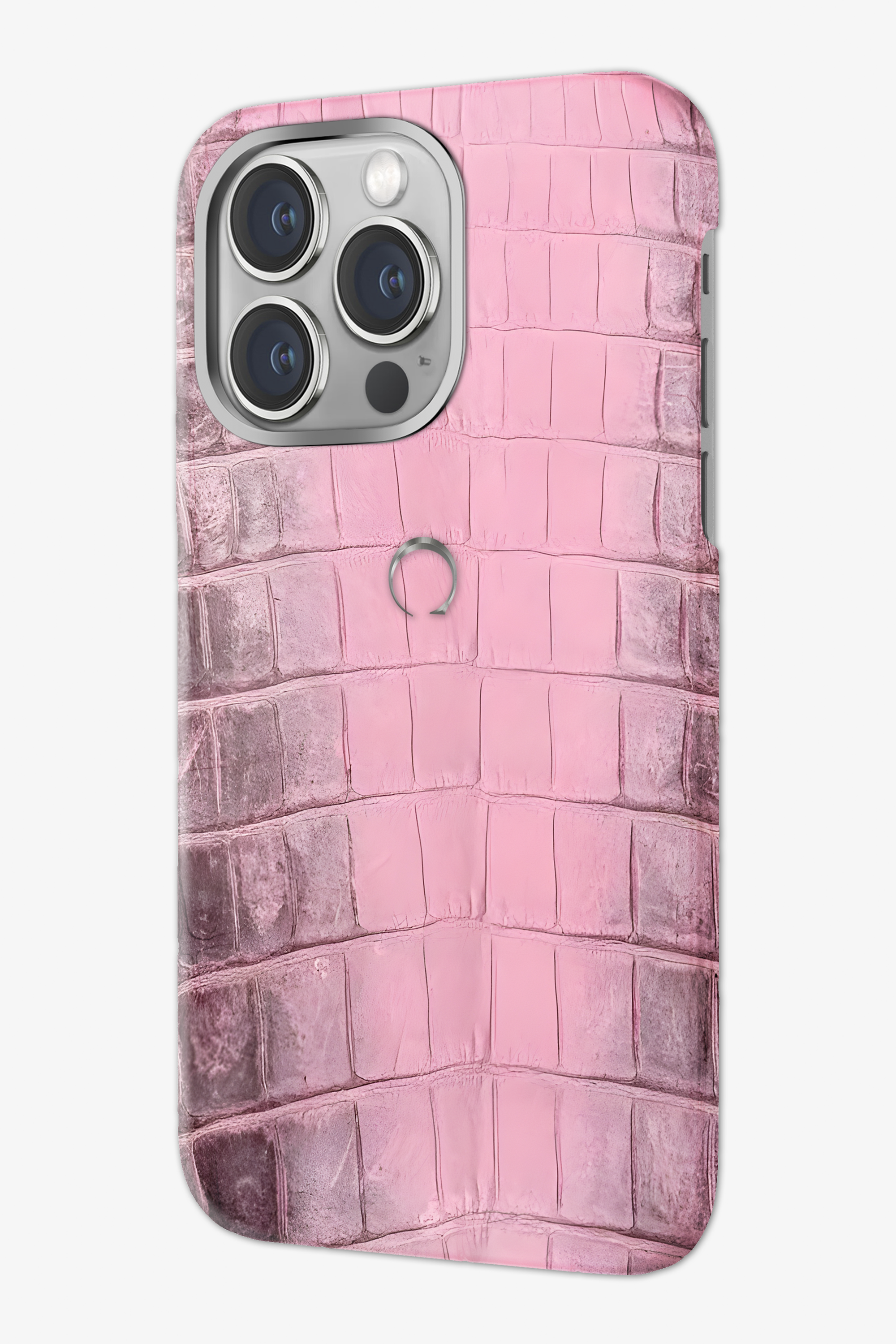 Blush Pink Himalayan Alligator Case for iPhone 16 Pro Max - Blush Pink Himalayan Alligator Case for iPhone 16 Pro Max - zollofrance