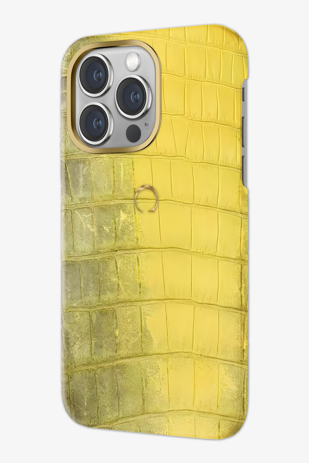 Yellow Himalayan Alligator Case for iPhone 16 Pro Max - Yellow Himalayan Alligator Case for iPhone 16 Pro Max - zollofrance