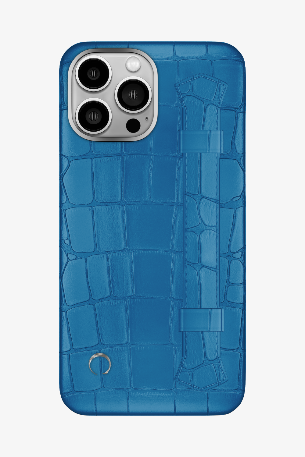 Double Headed Alligator Strap Case for iPhone 16 Pro Max - Blue Lagoon / Blue Lagoon - zollofrance