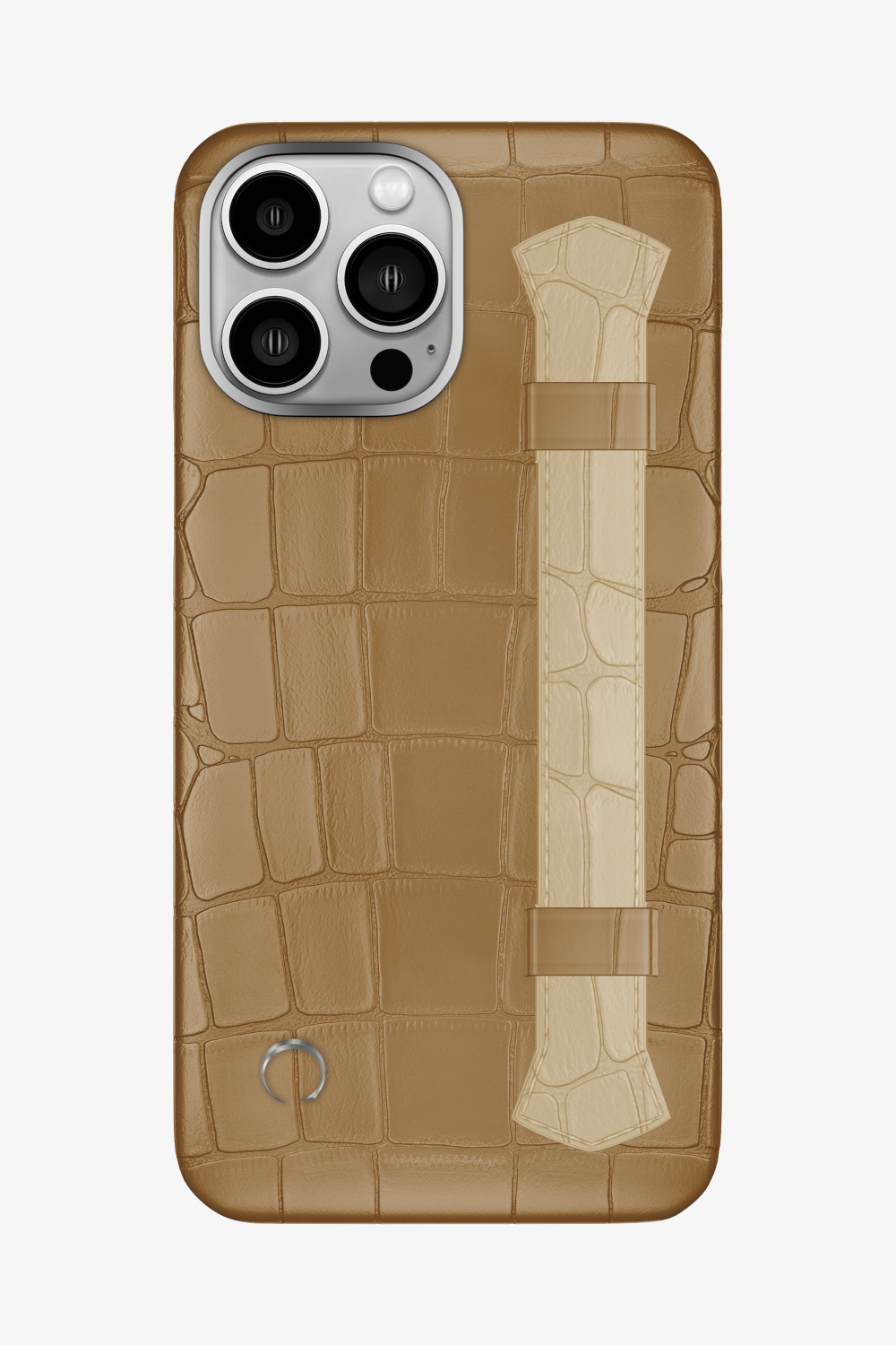 Double Headed Alligator Strap Case for iPhone 16 Pro Max - Latte / Vanilla - zollofrance