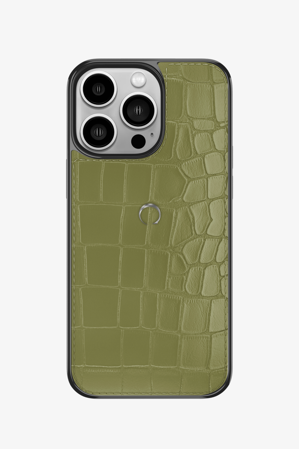 Alligator Sports Case for iPhone 16 Pro - Stainless Steel / Khaki - zollofrance