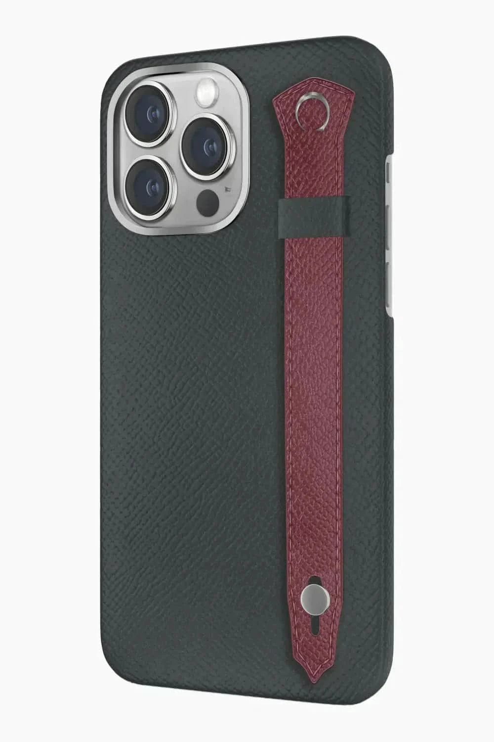 Calfskin Strap Case for iPhone 16 Pro Max - Calfskin Strap Case for iPhone 16 Pro Max - zollofrance